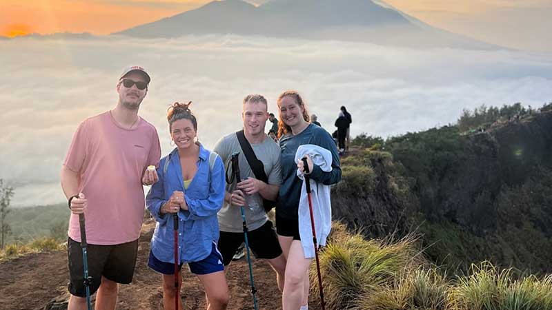 Cave Lazy Tubing Bali and Mount Batur Trekking