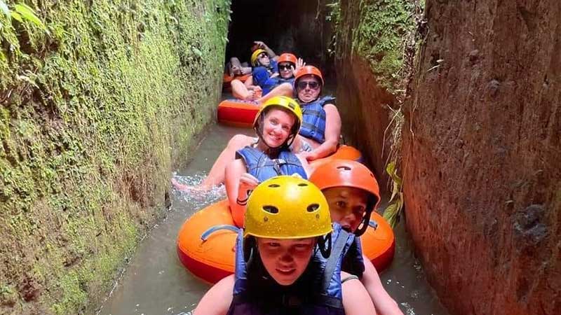 Cave Lazy Tubing Bali and Mount Batur Trekking