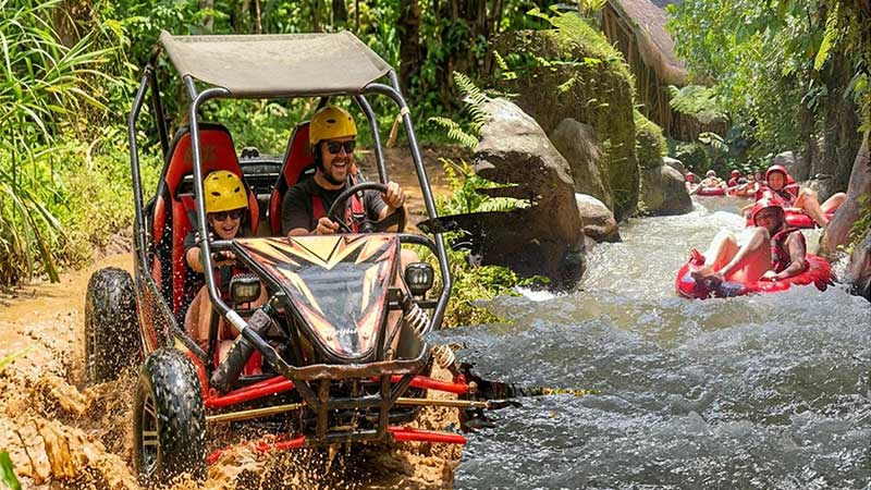 Cave Lazy Tubing and UTV Buggy Adventure